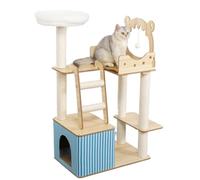 Casetta per gatti, struttura per arrampicarsi, nido per gatti, albero per gatti, speciale tiragraffi per gatti di grandi dimensioni, capsula spaziale per gatti Villa, scaffale per gatti, cuccia per g