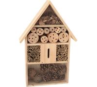Casetta per Insetti XXL, 50 Cm, in Legno, per Api, Farfalle, Coccinelle E Altri