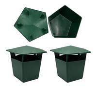 Casetta per lumache da giardino - Confezione da 1 o 3 acchiappa-lumache | Trappola per esca per birra riutilizzabile | Disinfestazione ecologica per il prato del patio della fattoria | Catcher protett