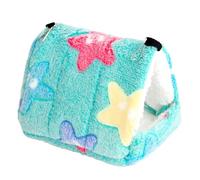 Casetta per nidi per ucceli invernali: caldo nascondiglio per pappagalli, morbida amaca sospesa, comoda grotta per ucceli | Rifugio per piccoli animali per criceto, piccioncino, pappagallino, fringu