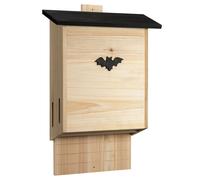 Casetta per Pipistrelli da Esterno Bat Box con Piattaforma Lunga in Legno