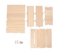 Casetta per pipistrelli in legno realizzata a mano, cassetta per pipistrelli da esterno per giardino, patio, rifugio per pipistrelli a camera singola con ganci robusti, habitat