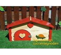 CASETTA PER TARTARUGHE DI TERRA PROFESSIONALE cm 65x45x32h