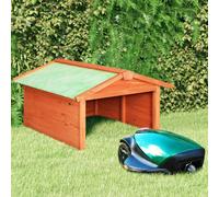 Casetta per Tosaerba Robotizzato 72x87x50 cm Massello di Abete