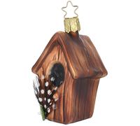 Casetta Per Uccelli 8Cm Inge-Glas Decorazioni Natalizie