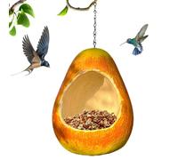 Casetta per uccelli a forma di frutta, casetta per uccelli da esterni, porta alimenti Hummingbird Feeder Birdhouse, decorazioni decorative da giardino, per ponte, balcone, cortile