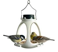 Casetta per Uccelli con Luce Solare,Decorazione da Esterno con Lampada Solare | Alimentatore per Uccelli Selvatici | per Balconi, Giardino, Attira Cince, Passeri, Fringuelli,