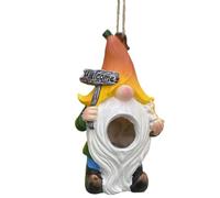 Casetta per Uccelli da Esterno,Resistente alla Pioggia in Resina con Cordino per Tutte le Stagioni - Casetta da Montare su Albero - per Balcone, per Rondini, Passerini