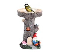 Casetta per uccelli da giardino - Resina Colibrì Mangiatoia Figura Santa | Resistente alle intemperie decorativo robusto piedistallo semplice cura decorazione colorata per esterni