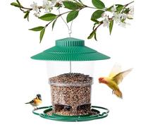 Casetta per uccelli impermeabile per esterni, per cardinali, passeri e bluebirds, cibo da giardino in stile con grande capacità, resistente alle intemperie