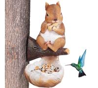 Casetta per uccelli per giardino, casetta per uccelli all'aperto per piccoli uccelli selvatici, decorazione realistica da giardino scultura animale decorazione giardino cortile