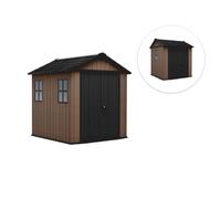 Casetta Porta Attrezzi Doppia Opzione Montaggio NEWTON PLUS KETER