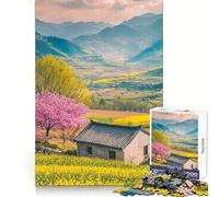 Casetta primaverile nella valle - Puzzle da 1000 pezzi per adolescenti, gioco per allenare la mente, rilassante e divertente, da assemblare, regalo perfetto 38x26cm