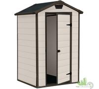 CASETTA RICOVERO ATTREZZI KETER MANOR PENT EFFETTO LEGNO BEIGE 129X103X196H CM