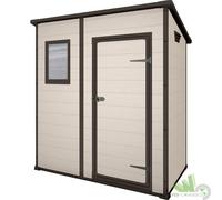 CASETTA RICOVERO ATTREZZI KETER MANOR PENT EFFETTO LEGNO BEIGE 183X111X200H CM