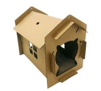 Casetta tiragraffi in cartone modello Villa per gatti Croci