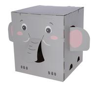 Casetta tiragraffi Kerbl Pet Elefante per gatto - L 35 x P 35 x H 39 cm