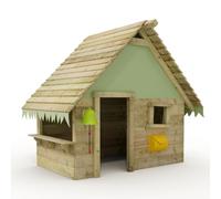 Casetta Wickey Tipi - casetta in legno per bambini, casetta da giardino per bambini, estremamente resistente alle intemperie - in legno massiccio impregnato a pressione - verde pastello