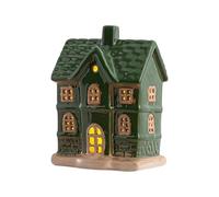 Casette Di Natale In Ceramica - Casa In Ceramica Con Luce A LED,Decorazione Natalizia Per Scrivania | Per La Casa Per Le Feste Il Tavolo Gli Interni La Mensola Del La Festa L Esposizione Stagionale