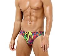 Casey Kevin Costume Uomo Slip, Costumi Uomo Slip, Parigamba da Bagno Pantaloni Corti Elastico a Vita Bassa Nuoto
