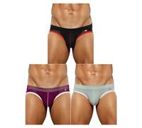 Casey Kevin Jockstrap Uomo Intimo 3 Pezzi, Perizoma Uomo Mutande Slip Tanga String Thong Sospensorio Maschile Traspirante Sportivo