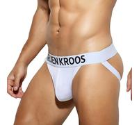Casey Kevin Jockstrap Uomo Perizoma Traspirante Slip Sport String Thong Maschile Sospensorio Testicoli Intimo