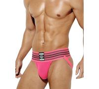 Casey Kevin Jockstrap Uomo Sport Perizoma Traspiranti Sportivo Slip Sexy Sospensorio Scrotale Testicoli Varicocele String Thong Mutande Rosso Gym Tanga Intimo Hot Maschile