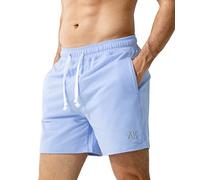 Casey Kevin Pantaloncini Palestra Uomo Cotone con Tasche a Cerniera Running Pantaloni Corti Estivi Sportivi Corsa Gym Trekking Estivi Bodybuilding Shorts Basket Tennis Calcio Pallavolo Shortpad, S