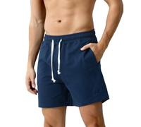 Casey Kevin Pantaloncini Palestra Uomo Cotone con Tasche a Cerniera Running Pantaloni Corti Estivi Sportivi Corsa Gym Trekking Estivi Bodybuilding Shorts Basket Tennis Calcio Pallavolo Shortpad, M