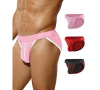 Casey Kevin Slip Uomo Pacco da 3, Slips Maschile a Taglio Alto Morbidi ed Elastici Senza Etichette Colori Assortiti Slip Intimo Uomo
