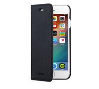 CASEZA Cover iPhone SE 2020 / iPhone 8 / iPhone 7 Nero Similpelle a Libro Oslo Custodia Eccellente in Pelle Sintetica a Portafoglio per l'Apple iPhone SE 2020 & 8 & 7 Originale (4.7")