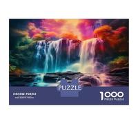 Casgattoe Bosco Rompicapo 1000 Pezzi In Cascate cartone Extra Spesso, Un Classico Puzzle A Pezzi Per Pace Interiore, Ideale Per Sfida Personale, Regalo Di Compleanno Originale 70x50cm/1000pcs