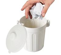 Cash Desktop Cante - 19x10 Cm Small Lidded Garbage Bin, Della Spazzatura Per Scrivania | Cestino Della Spazzatura Con Coperchio | Can Di Rifiuti Per Bagno Cucina Da Letto Uffici Da Lett
