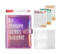 Cash Envelope System, Budget Binder, Saving Money Tracker, Fun Money Challenge, Financial Organization Binder, Fun Money Challenge Book With Cash Envelopes and Tracker
