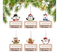Cash Holders Decoration | 6 Pieces Wooden - Christmas Tree Cash Money Holder Ornament s| for Pasrty Friends Kids Couples sWall Window Railings Door Handles