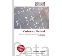 Cash-Karp Method: Numerical Analysis, Ordinary Differential Equations, Runge-Kutta