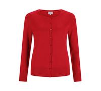 CASH-MERE.CH Giacchetta rosso Donna - Abbigliamento - Taglie comode - Pullover e cardigan - Cardigan CASH-MERE.CH XS