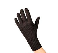 CASH-MERE.CH Guanti Invernali Raffinati e Caldi in Cachemire al 100% per Touch Screen (Marrone/Marrone Scuro, S/M)