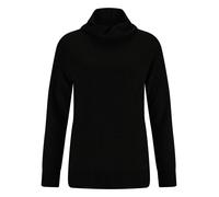 CASH-MERE.CH Maglione da donna in 100% cashmere, a 2 fili, Nero , XL