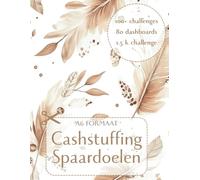 Cash stuffing spaardoelen, geld sparen, besparing, budgetteren, bruine veertjes