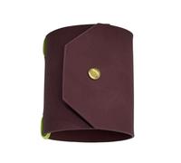 Cash Wrap Wallet with Clasp, Slim Leather Fast Access Money Holder, Quick Cash Organizer with Elastic Bands