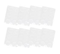 CashBeat 48 smorzatori per batteria, cuscinetti in gel di silicone trasparente, silenziatori morbidi per rullante, piatti per rullante, kit di smorzamento ammortizzatore per controllo del tono