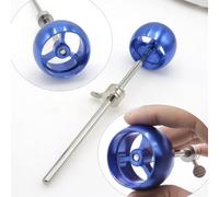 CashBeat Battitore per pedale per grancassa in lega di alluminio, lunghezza 19,5 cm, robusta testa rotonda, accessorio ideale per strumenti a percussione per una migliore esperienza di batteria, blu