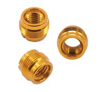 CashBeat Confezione da 3 adattatori per asta microfonica, da maschio 5/8" a femmina da 3/8", adattatore a vite filettata per supporto per microfono, convertitore connettore in metallo robusto