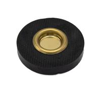 CashBeat Fermaporta, supporto per violoncello, protezione per pavimento, accessorio per strumenti a corda, supporto con coppa in ottone rinforzato e tappetino in gomma rigida antiscivolo