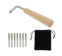 CashBeat Lyre Harp Tuning Kit, 7 perni di accordatura, chiave a L, custodia per cimiteri, clavicembali, cimerieri e strumenti a corda primitivi