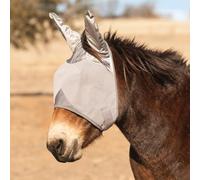Cashel Crusader Mule - Maschera da mosche standard con orecchie (grigio, puledro mulo)