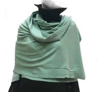 Cashmere Company Sciarpa Donna Verde Scialle Coprispalle Lana Cashmere Stola