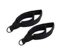 CashMuch 2 cinghie per pilates a doppio anello per attrezzature fitness Foot Reformer, compatibili con la maggior parte dei letti e delle macchine per pilates, realizzate in morbido materiale Polar