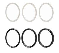 CashMuch 6 rondelle per movimento centrale della bicicletta, 24/29/30 mm, per BB86/91/92/BB30/PF30 in acciaio inox + lega di alluminio